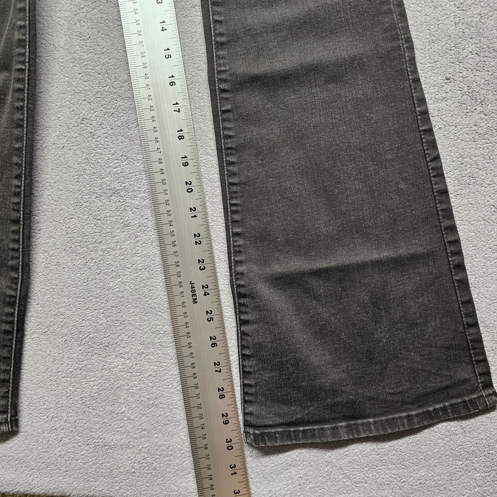 Levi's 726 Jeans Womens 27 Black Denim Slim Fit‎ Flared Leg Streetwear Americana - Picture 4 of 11
